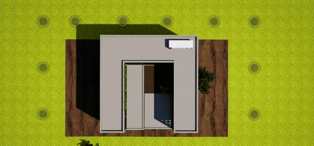 Property perimeter protected by iTAS stations